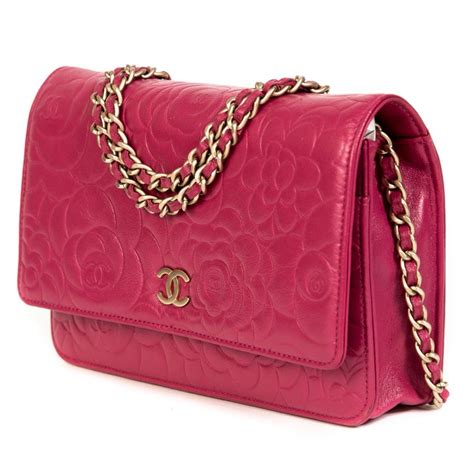 chanel pink flower wallet|Chanel wallet online store.